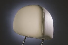  An automotive headrest produced by RCO and their automotive manufacturing services